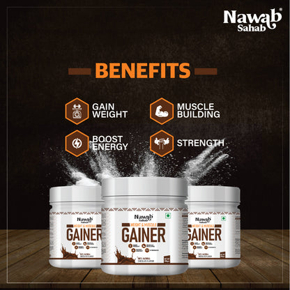 WEIGHT AND MUSCLE GAINER